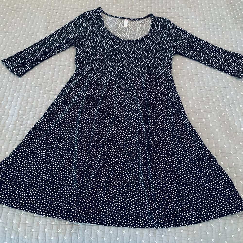 👗 Xhilaration Black & White Long Sleeve Mini NWOT